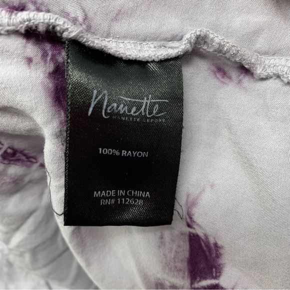 Nanette Lepore Tie-Die Top Hi-Low - Picture 5 of 5